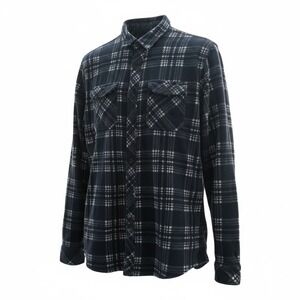 O'Neill Men's Classic Fit Plaid‎ Fleece Long Sleeve Shirt Large